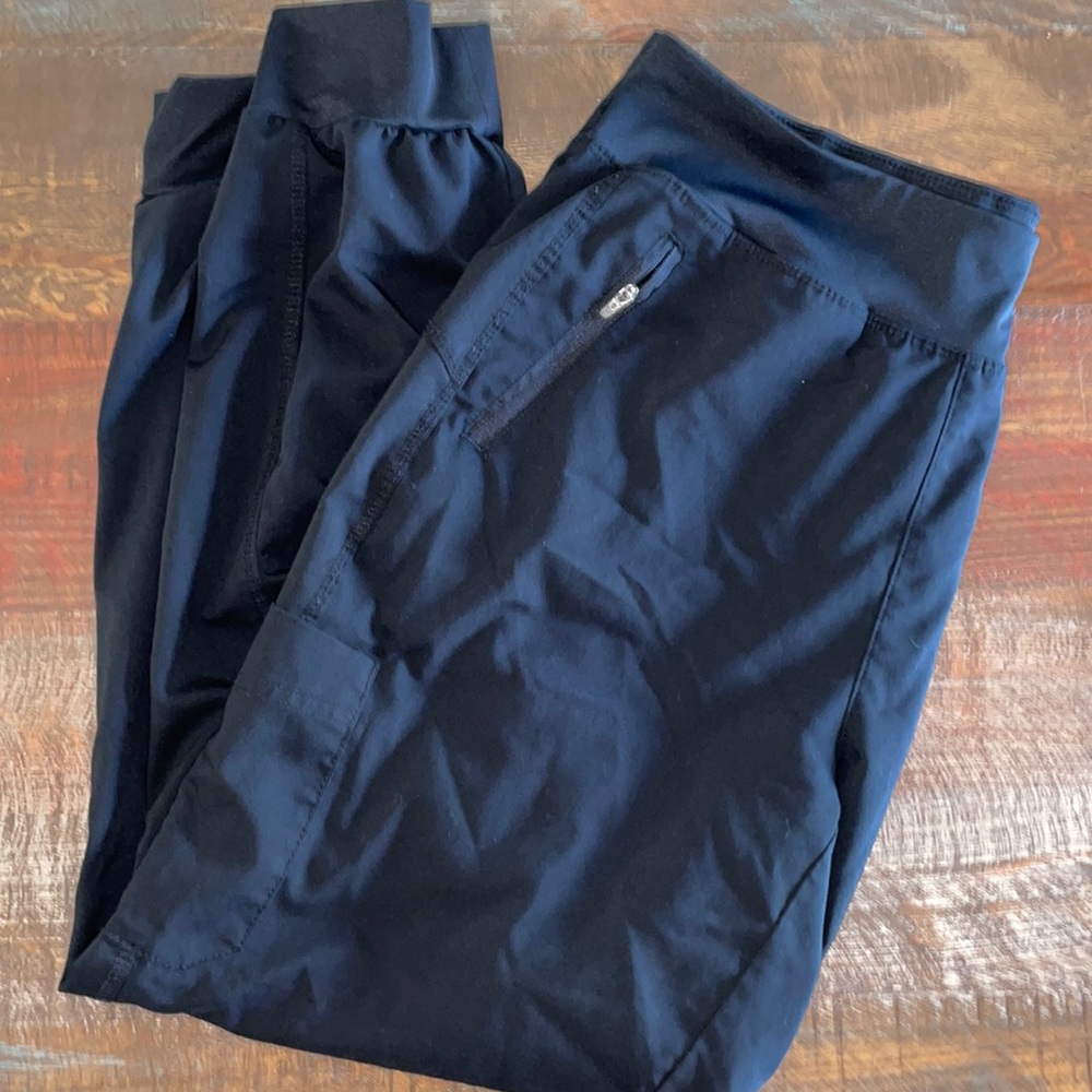 Women’s Black Purple Label Joggers Size Large